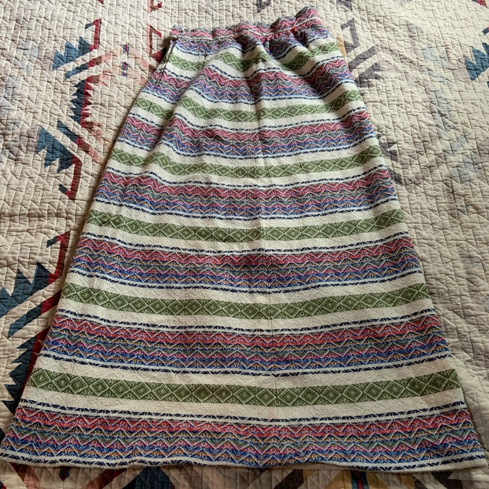 Gorgeous woven tribal print pencil skirt